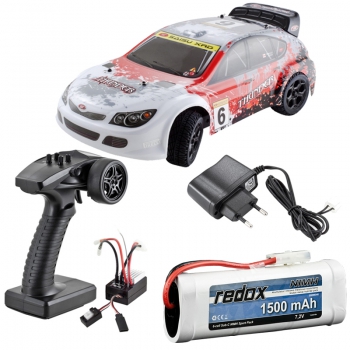 Auto elektryczne RALLY RTR 1:10 (czerwony "Spray") - SST